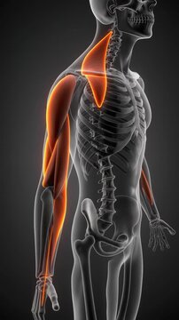 Upper Back Muscle Tension &ndash; Trapezius and Rhomboid Pain Visualization