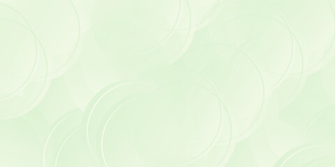 Minimalist banner background,soft pastel,green gradations,circle shape,memphis background, vector illustration.