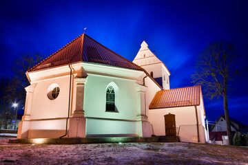 Church in Wydminy in Masuria, Poland