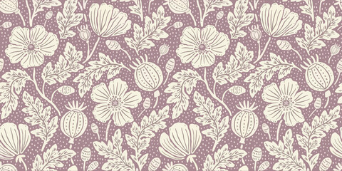 Obraz premium seamless pattern with flowers