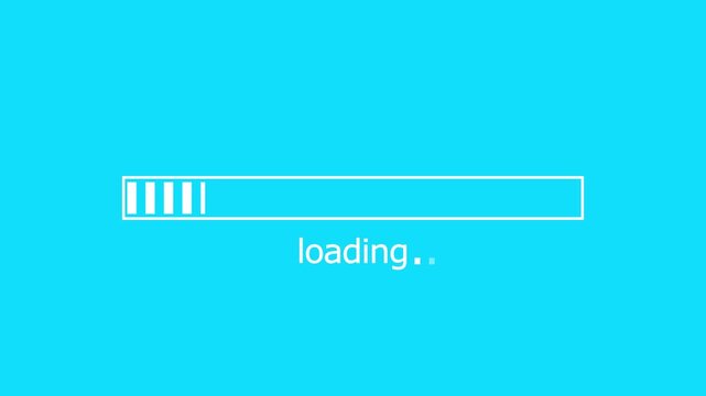 Modern Digital Progress Bar Animation on Lime 