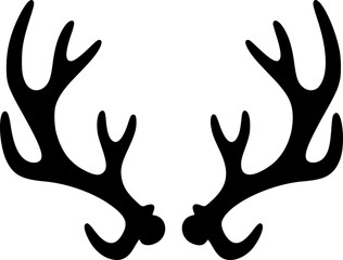 Christmas Reindeer Antlers Icon