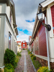 Stunning 18th-century wooden architecture of the Old Town of Gävle, Sweden