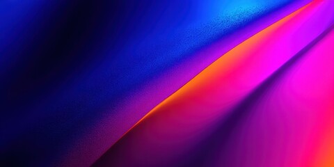 Bright and vibrant waves of color in shades of blue and pink