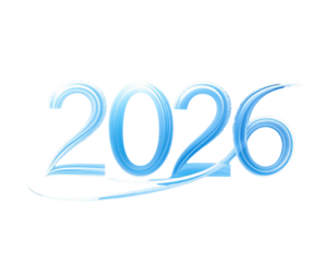  Air-Trail Travel Agency “2026” Logo with Sky Path Number
