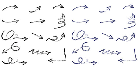 Hand Drawn Arrows Seamless Pattern for Creative Projects Direction and Guidance Illustration