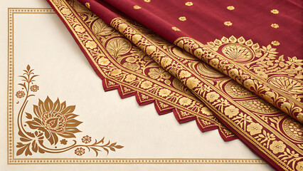 traditional Indian fabric motif generative ai