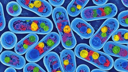 Porphyromonas Gingivalis Pleomorphic Bacteria Ion-abrasion Scanning Electron Micrograph Concept of Periodontal Disease Research