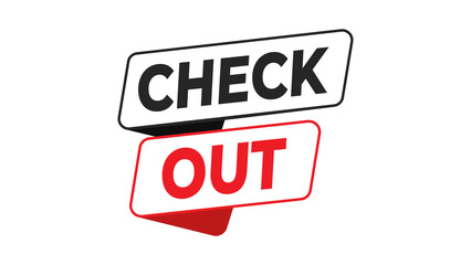 Check out banner graphic for online shopping and promotions isolated on transparent background