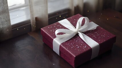 gift box with ribbon