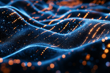 Abstract data flow in virtual space