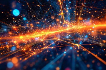 Abstract data flow in virtual space