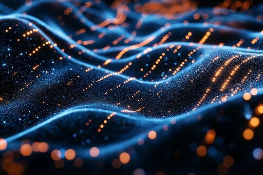 Abstract data flow in virtual space