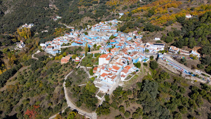 Juzcar , Valle del Genal