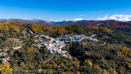 Juzcar , Valle del Genal
