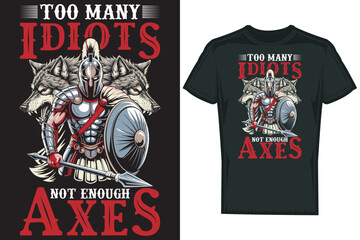 Viking Vector T shirt Design