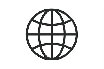 Worldwide communication network symbol representing global internet connectivity