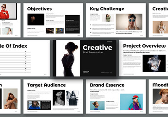 Creative Brief Presentation Template Design