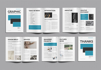 Graphic Design Portfolio Brochure Template