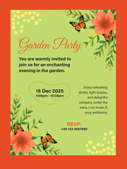 Fototapeta premium Garden Party Design