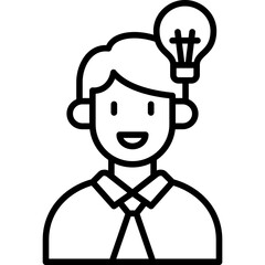 Employee outline icon