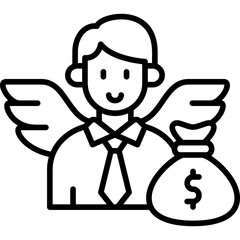 Angel Investor outline icon