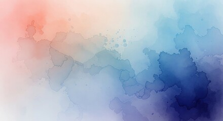 Obraz premium Soft Watercolor Gradient. Misty Color Flow Abstract Wallpaper.