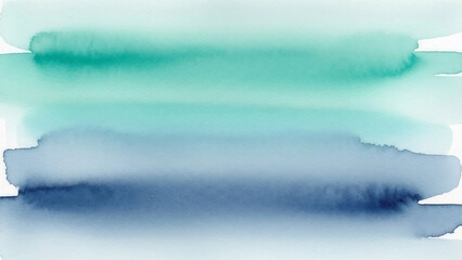 Stunning watercolor wash background in serene blues and greens for modern designs, adding a touch of elegance and tranquility to your projects