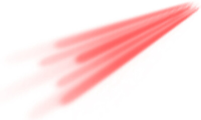 Red light beams illuminating a vibrant purple abstract background