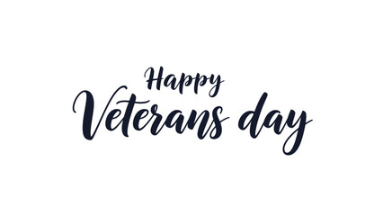 Express heartfelt gratitude this Veterans Day with this elegant calligraphy design for cards and banners
