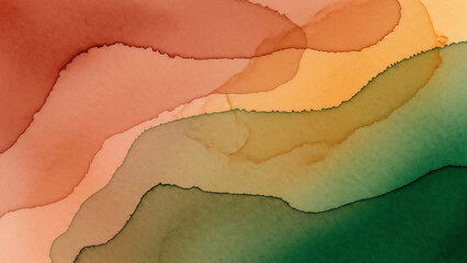 Earthy watercolor blend: Vibrant hues create a calming, organic texture perfect for backgrounds, digital art, and modern design projects