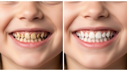 Teeth Whitening Before and After Comparison