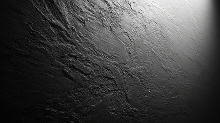 Abstract Grayscale Texture - Dramatic Chiaroscuro Lighting on a Rugged, Uneven Surface.