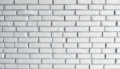 Fototapeta premium Subtle grey and white brick tile pattern, textured wall background, shadow, photography