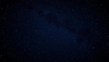 Obraz premium Dark night sky filled with twinkling stars and cosmic dust, dreamy, cosmos