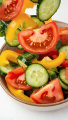 fresh vegetable salad