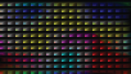 Fototapeta premium Abstract Gradient Background with Geometric Shapes and Colorful Digital Pattern Illustration for Modern Design