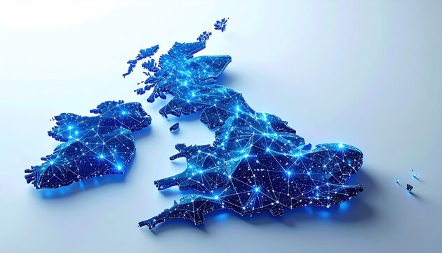 United kingdom network map