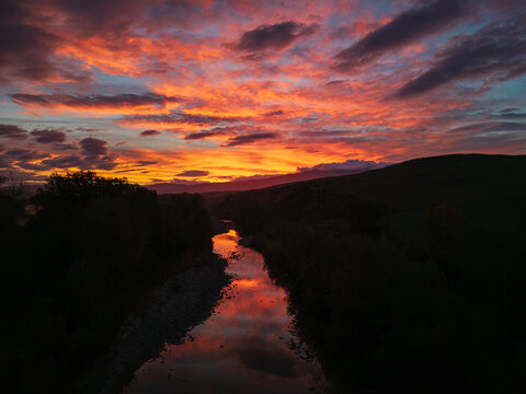 fiume di fuoco