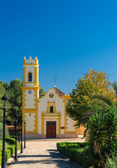 Beautiful old church in Guadasequies town, in La Vall d'Albaida, Comunidad Valenciana (Spain)