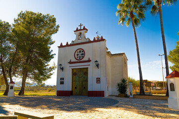 Beautiful old hermitage in Guadasequies town, in La Vall d'Albaida, Comunidad Valenciana 
