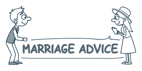 Seeking marriage advice from experts, couple sharing tips and stories for a happy relationship, a guide to love and commitment for lasting partnership