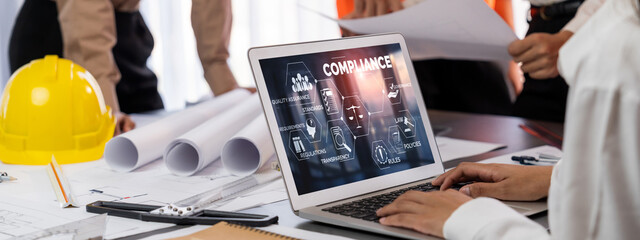 Compliance system for brisk online corporate business to meet quality standard