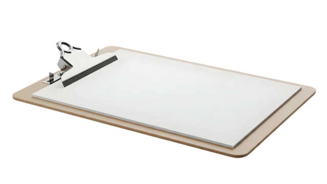 Classic Clipboard with Paper Pad – Professional Office Clipboard for Presentations, Note-Taking & Desk Organization
