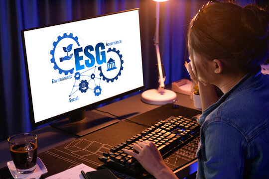 ESG environmental social governance policy for brisk business to set a standard to achieve high ESG score