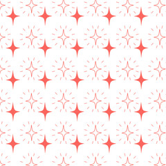 Pattern con stelline rosse scintillanti