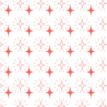Pattern con stelline rosse scintillanti