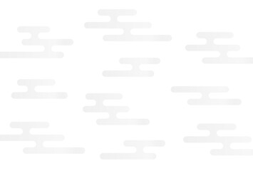 薄いグレーの日本の伝統的な文様のエ霞/えがすみ - シンプルでおしゃれな和風の霞や雲の背景･あしらい