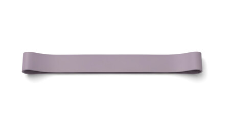 Isolated lilac resistance band on a white background for fitness and exercise equipment imagery ai generated