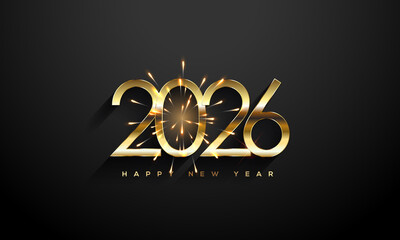 2026 Happy New Year Background